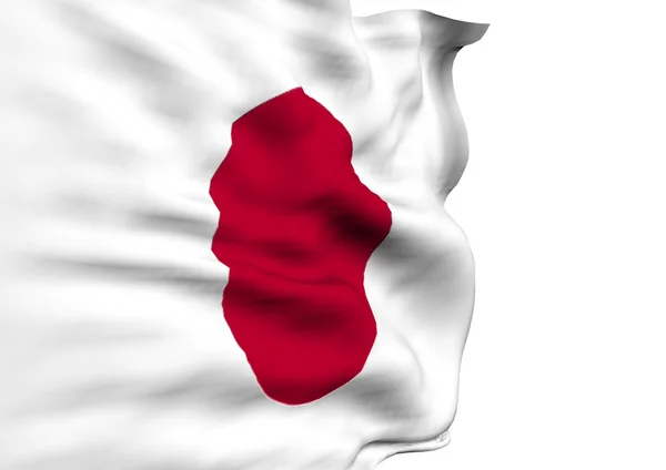Japonya bayrağı görüntü — Stok fotoğraf