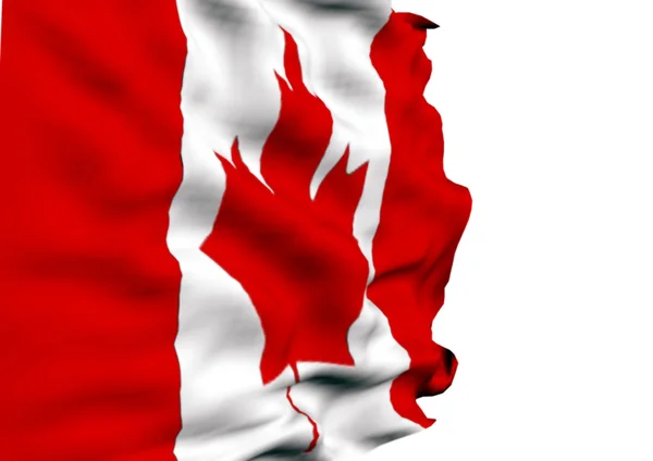 Afbeelding van een vlag van Canada — Stockfoto