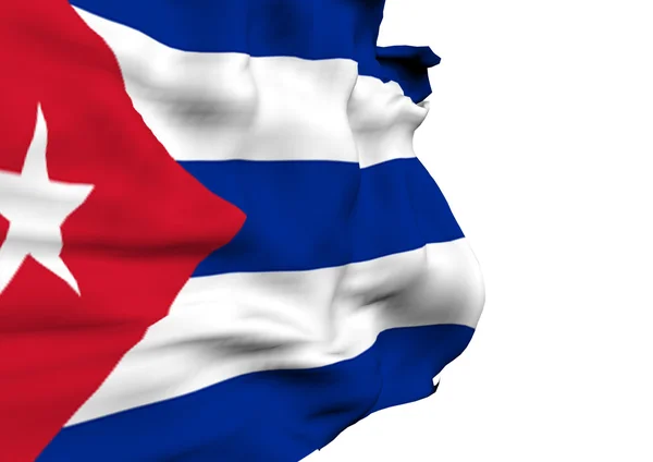 Imagen de una bandera de Cuba — Foto de Stock