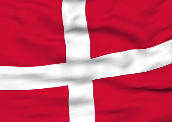 덴마크의 국기의 이미지 — 스톡 사진