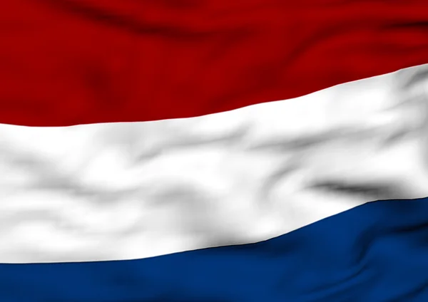 Imagem de uma bandeira da Holanda — Fotografia de Stock