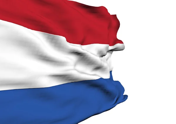 Bild einer Flagge der Niederlande — Stockfoto