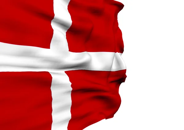덴마크의 국기의 이미지 — 스톡 사진