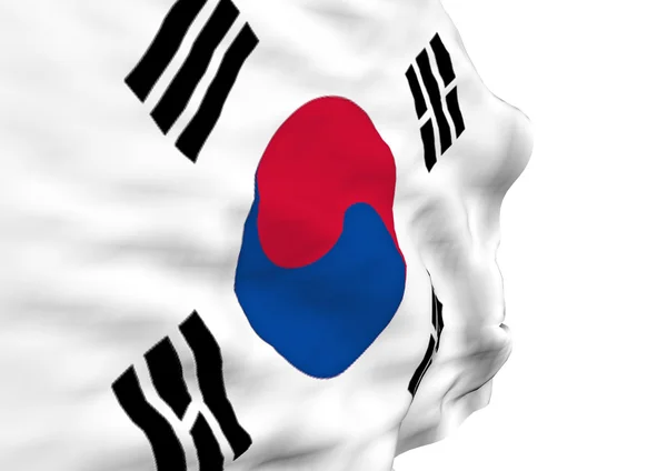 Image of a flag of Korea — Stock Photo, Image