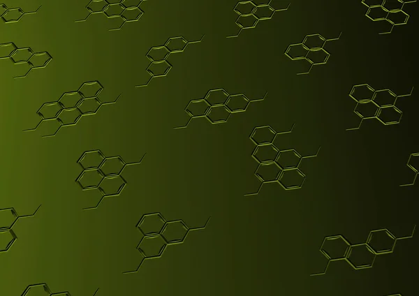 Arka plan ile yapısal kimyasal formüller — Stok fotoğraf