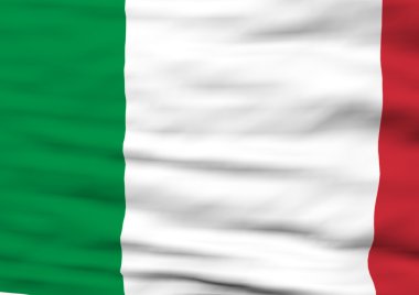 Bir bayrağı İtalya'nın görüntüsünü