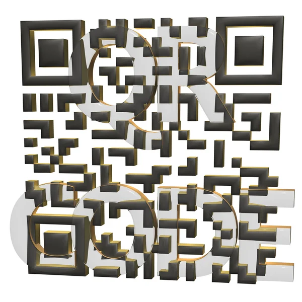 Kod QR dla koncepcji — Zdjęcie stockowe