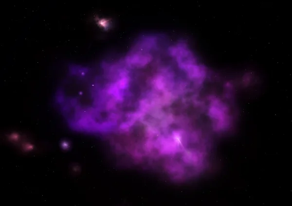Klein deel van een oneindig sterrenveld — Stockfoto