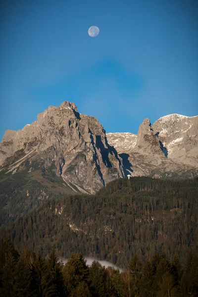 Geweldige Late Zomer Herfst Stemming Bergketen Van Oostenrijkse Alpen Hochgrndeck — Stockfoto