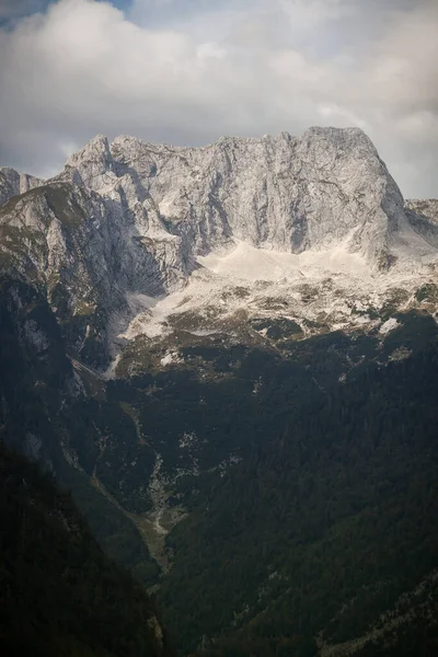 Wandelen Late Zomer Herfst Dicht Bij Bergpas Kranjska Gora Slovenië — Stockfoto