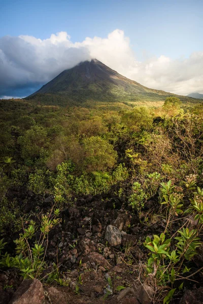 Kilátás Arenális Vulkánra Costa Ricában — Stock Fotó