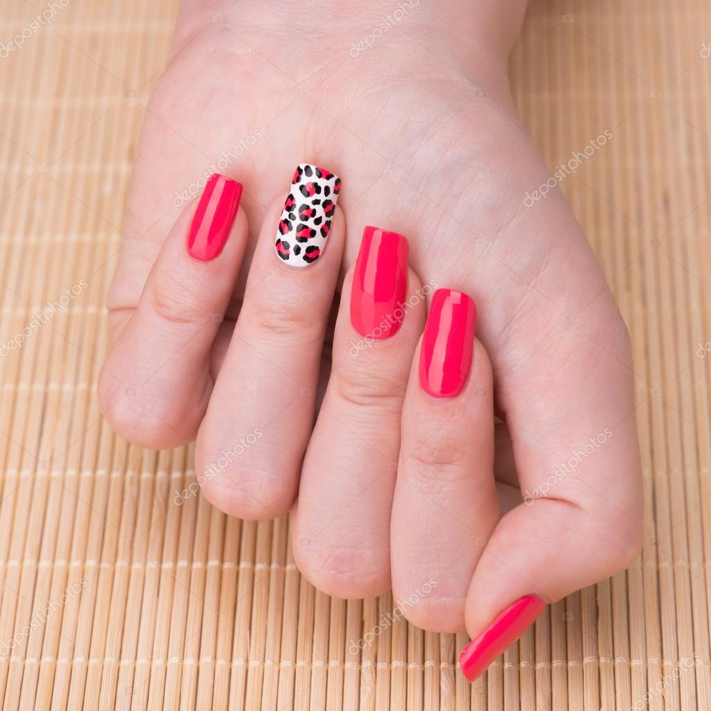 Manicure Monday - Leopard Print Nail Art | See the World in PINK