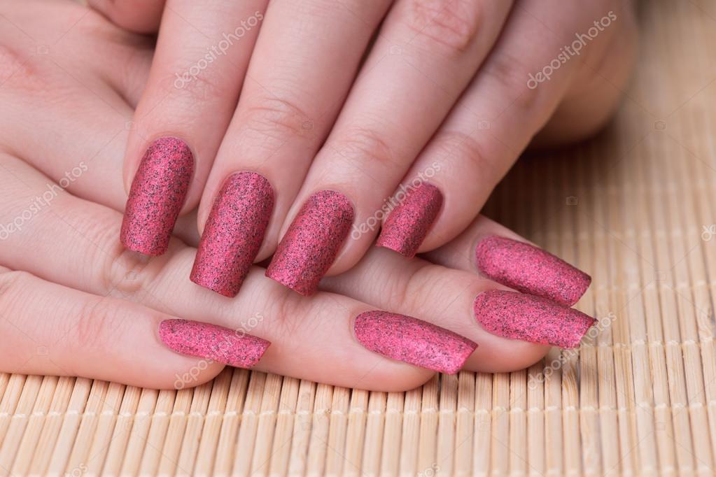 Red French Glitter : Best Designer Press on Fake Artificial Nails in India  – The NailzStation