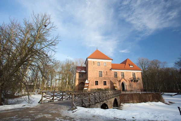 Gotische Burg in Oporow, Polen — Stockfoto