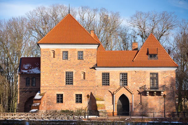 Castello gotico di Oporow, Polonia — Foto Stock
