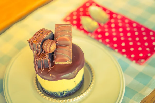 Pastel de chocolate dulce —  Fotos de Stock