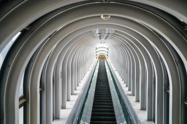 Escalator in modern building Royalty Free Stock Images