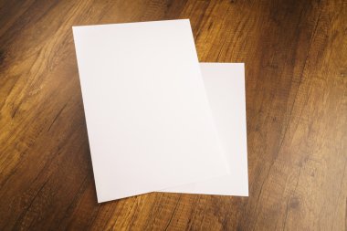 Ahşap doku kağıda beyaz şablonu