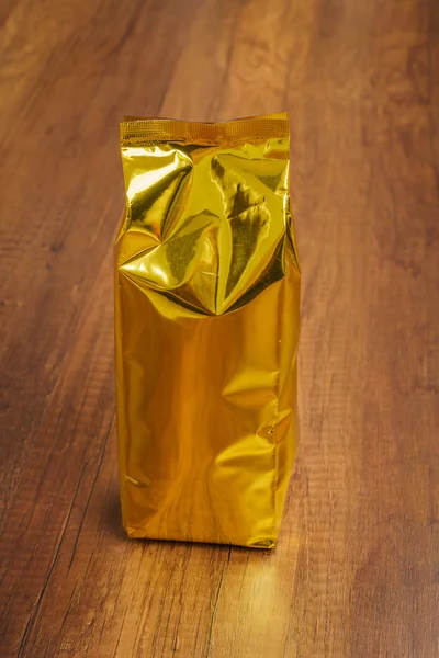 Golden foil bag package