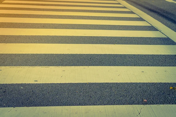 Zebra route de croisement (Image filtrée traitée effet vintage . ) — Photo