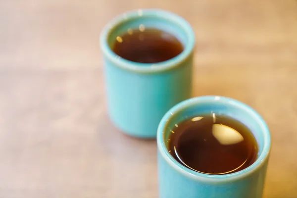 Xícaras de chá japonês — Fotografia de Stock