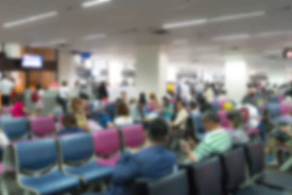 Abstract blur passenger in the airport — Stock Photo, Image