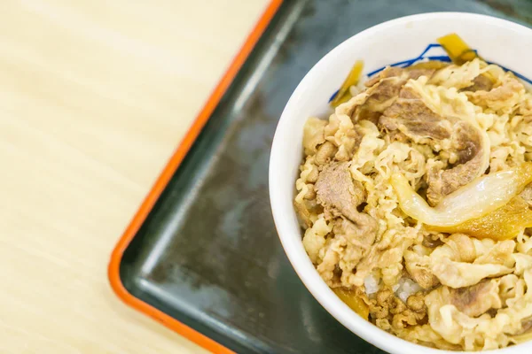 Carne de res teriyaki con arroz —  Fotos de Stock