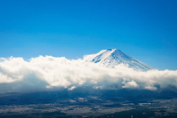 Berg fuji met blauwe lucht — Stockfoto