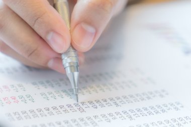 kişi yazma mali listelerinde