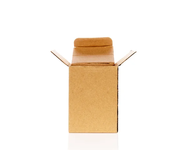 Cardboard boxes isolated on white background — Stock Photo, Image