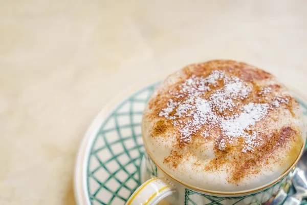 Latte-Kaffee-Kunst — Stockfoto