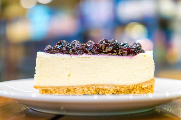 Bit av söt Cheesecake — Stockfoto