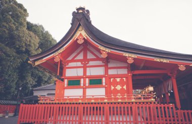 Fushimiinari Taisha Shrinetemple Kyoto, Japonya (Filtered ıma