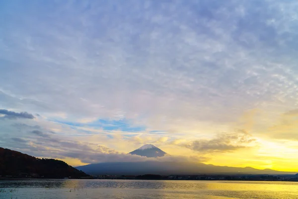 Mount Fuji podczas zachodu słońca — Zdjęcie stockowe