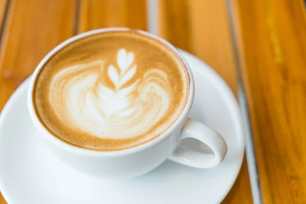 Koffie Latte art — Stockfoto