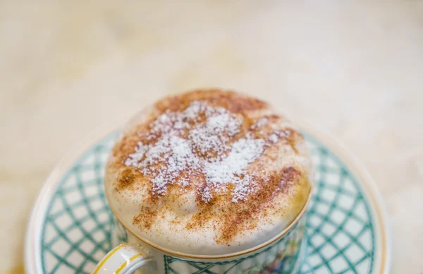 Latte-Kaffee-Kunst — Stockfoto