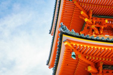 Güzel mimarisi Kiyomizu-dera Tapınağı, Kyoto, Japonya