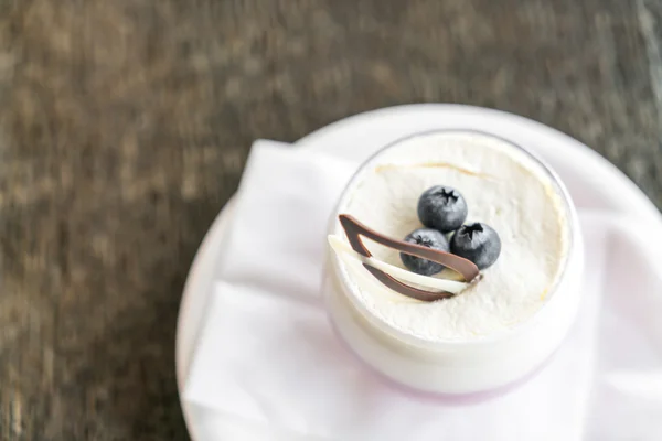 Cheesecake na mesa, imagens de alta definição — Fotografia de Stock