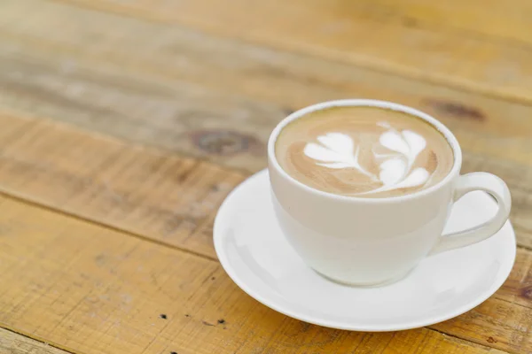 Kaffe latte art — Stockfoto