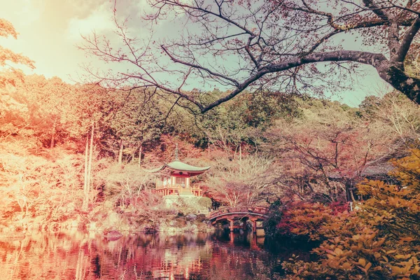 Daigo-ji tempel in de herfst — Stockfoto