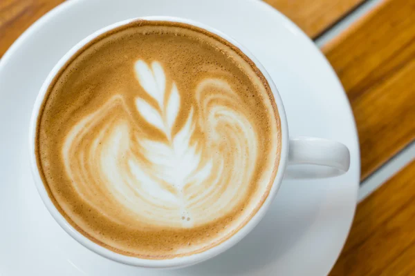 Koffie Latte art — Stockfoto