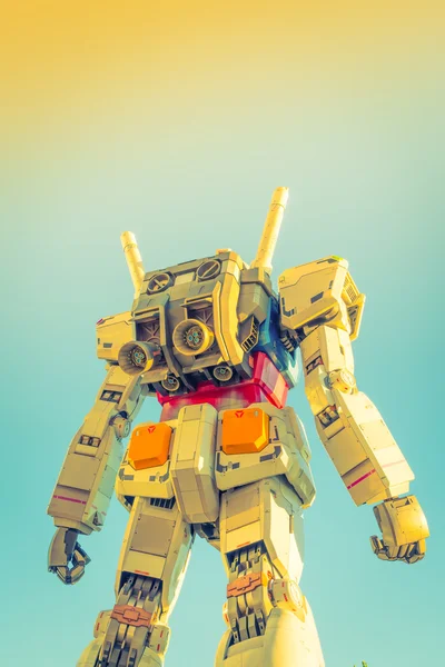 Spettacoli Gundam a grandezza naturale — Foto Stock