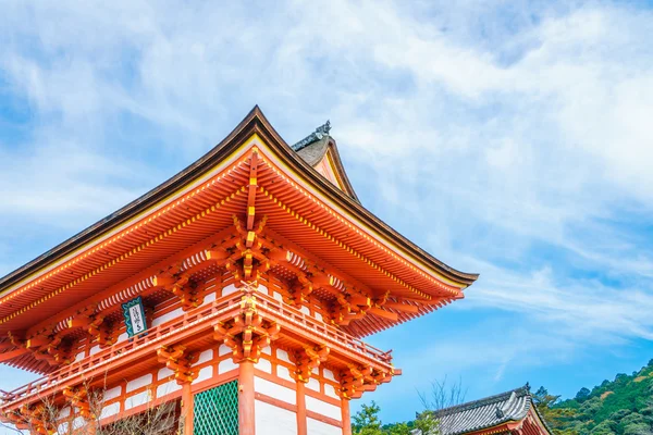 Prachtige architectuur in de tempel Kiyomizu-dera Kyoto, Japan — Stockfoto