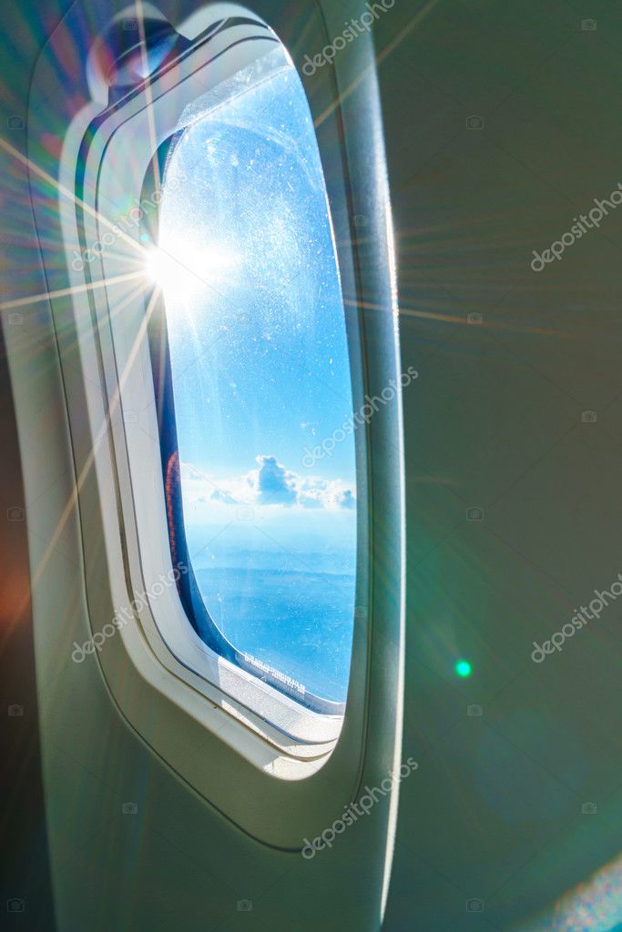 Plane window,High definition images Stock Photo by ©jannystockphoto