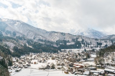 Kış Dağları güzel köy