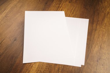 Ahşap doku kağıda beyaz şablonu