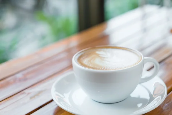 Latte kahvi taidetta — kuvapankkivalokuva