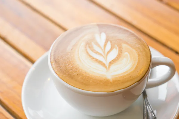 Latte-Kaffee-Kunst — Stockfoto