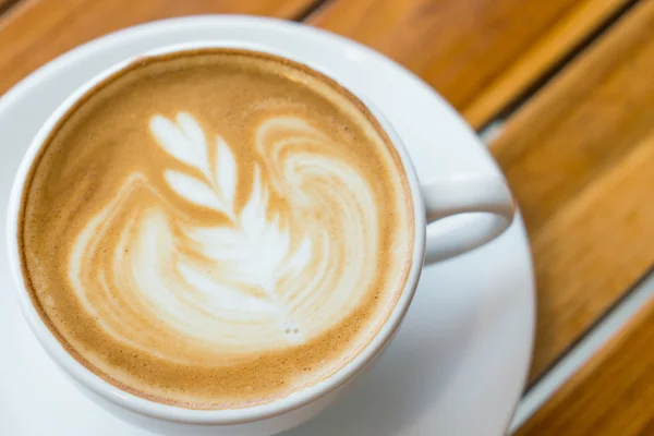 Latte-Kaffee-Kunst — Stockfoto