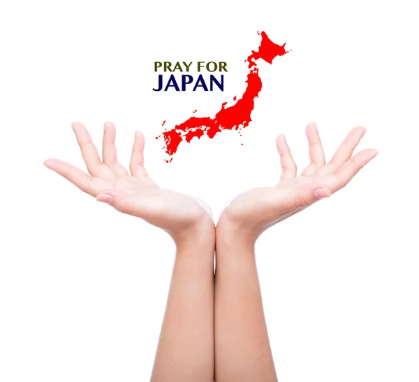 Módlcie się do Japonii. Kryzysu do trzęsienia ziemi — Zdjęcie stockowe